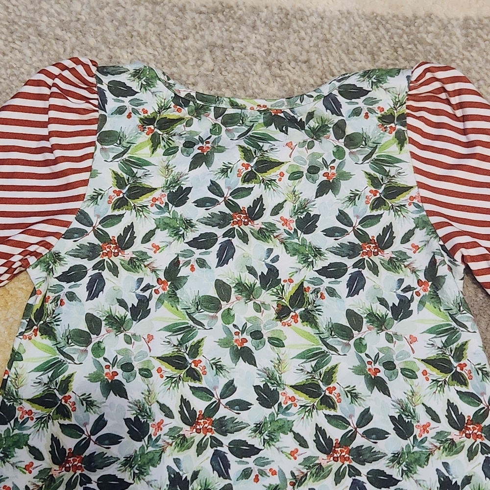 3/$15🍎Girls Winter Pajama Dress Size 7 - Picture 3 of 9